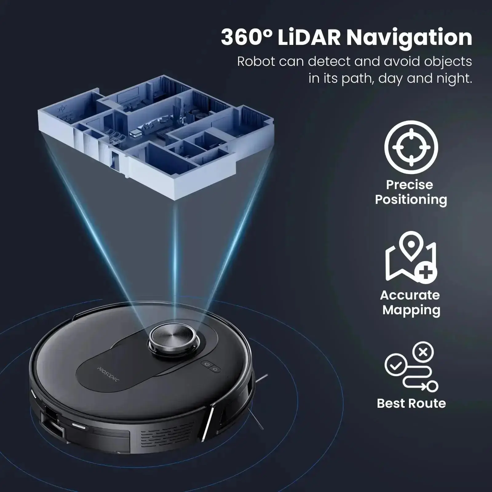 Proscenic Q8 Max+ (Free Accessory Kit) - Image 7